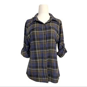 Columbia Omni-Shade Plaid Shirt - Size M